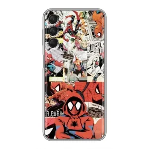 Чехол Супергерой Человека Паука на Samsung Galaxy A24 (Комикс Паука)