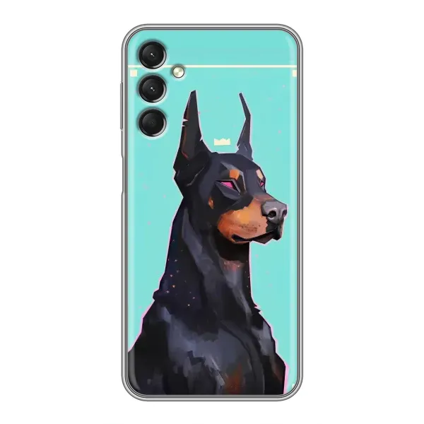Чехол с рисунком «Король доберман» для Samsung Galaxy A24 Чехол с рисунком «Король доберман» для Samsung Galaxy A24