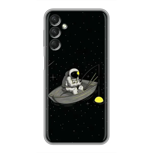 Чехол с рисунком «Космонавт на рыбалке» для Samsung Galaxy A24 Чехол с рисунком «Космонавт на рыбалке» для Samsung Galaxy A24