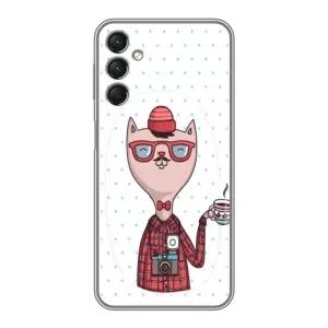 Чехол на тематику: Коты для Samsung Galaxy A24 (Кот аристократ)
