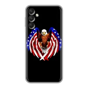 Чохол Прапор USA для Samsung Galaxy A24 (Крила США)