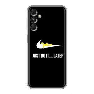 Силиконовый Чехол на Samsung Galaxy A24 с картинкой Nike (Later)