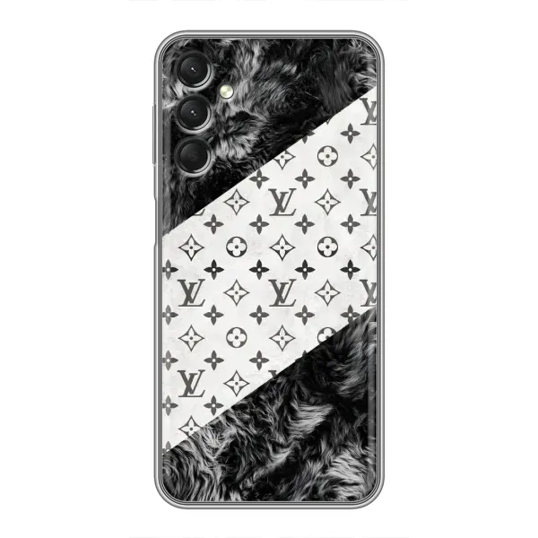 Чехол с рисунком «LV на белом» для Samsung Galaxy A24