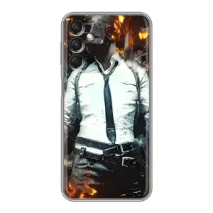 Чохол з картинкою "Герой Pubg" на Samsung Galaxy A24 (Man Пубг)