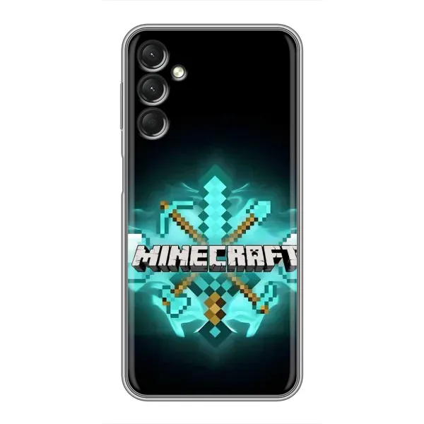 Чехол с рисунком «MineCraft 2» для Samsung Galaxy A24