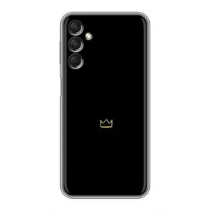 Чохол (Корона на чорному фоні) для Самсунг Галаксі А24 (Міні корона)