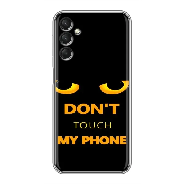 Чехол с рисунком «Не трогай мой телефон» для Samsung Galaxy A24 Чехол с рисунком «Не трогай мой телефон» для Samsung Galaxy A24