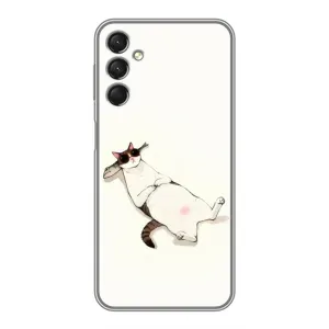 Чехол на тематику: Коты для Samsung Galaxy A24 (Отдых)