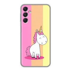 Чехол Unicorn на Samsung Galaxy A24 (Радужный Единорог)