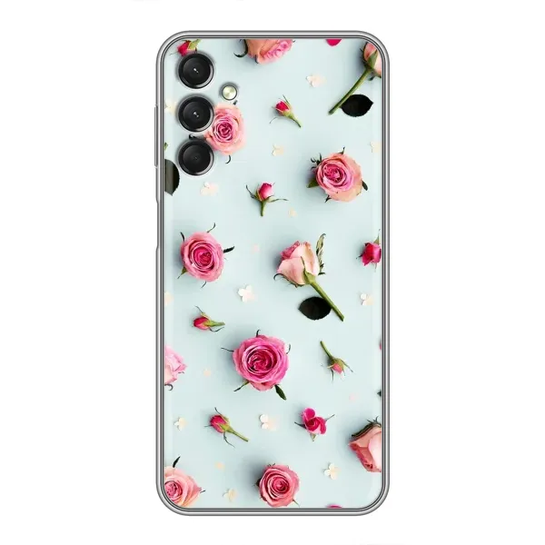 Чехол с рисунком «Разные цветы» для Samsung Galaxy A24 Чехол с рисунком «Разные цветы» для Samsung Galaxy A24