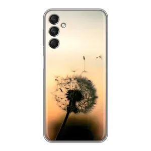 Силіконовий Чохол з кульбабками на Samsung Galaxy A24 (Роздмухана кульбабка)