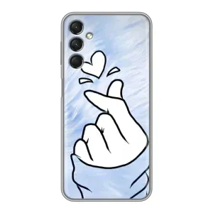 Чехлы (Знак сердечка) на Samsung Galaxy A24 (Сердечка знак)