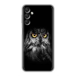 Чохли з принтом СОВИ для Samsung Galaxy A24 (Сова на чорному)