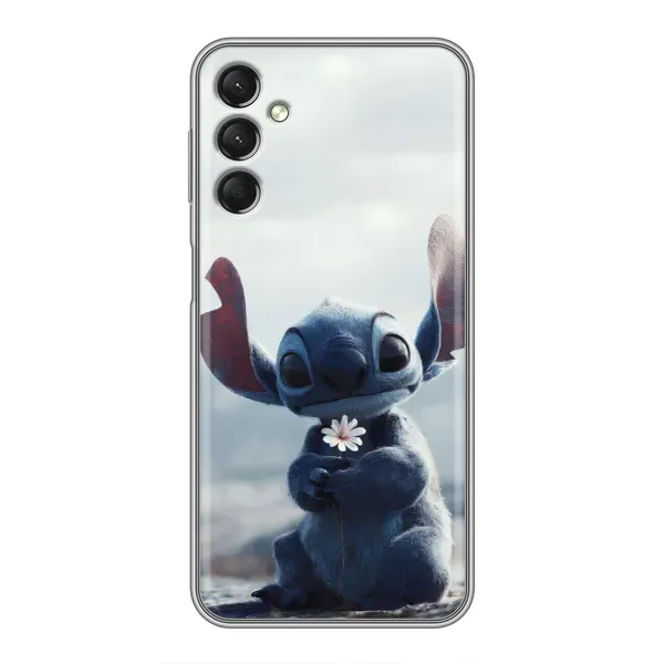 Чехол с рисунком «Стич с цветочком» для Samsung Galaxy A24 Чехол с рисунком «Стич с цветочком» для Samsung Galaxy A24