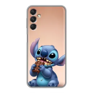 Чехол с рисунком Стич для Samsung Galaxy A24 (Стич с шоколадом)