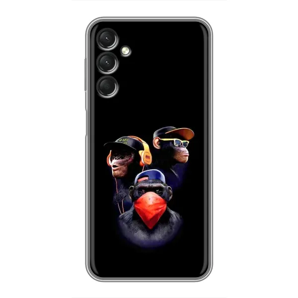Чехол с рисунком «Три обезьяны» для Samsung Galaxy A24 Чехол с рисунком «Три обезьяны» для Samsung Galaxy A24