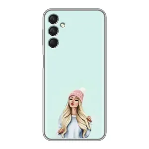 Силіконовый Чохол на Samsung Galaxy A24 з картинкой Модных девушек (В шапці)