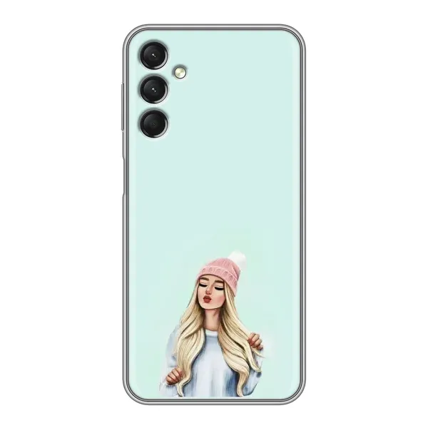 Чехол с рисунком «В шапке» для Samsung Galaxy A24 Чехол с рисунком «В шапке» для Samsung Galaxy A24