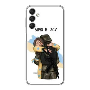 Патриотический Чехол для Samsung Galaxy A24 (Верим в ЗСУ)