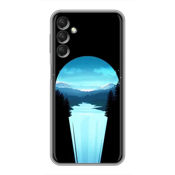 Чехол с рисунком «Синий Водопад» для Samsung Galaxy A24 Чехол с рисунком «Синий Водопад» для Samsung Galaxy A24