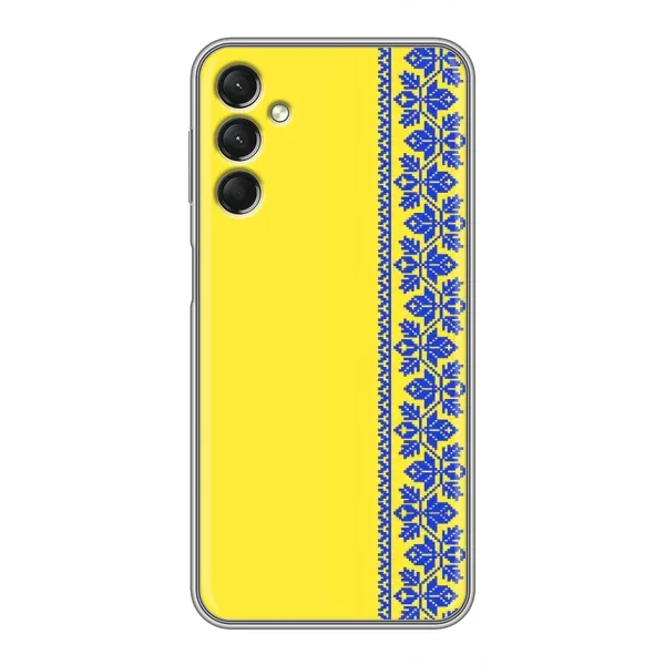 Чехол с рисунком «Вышиванка на желтом» для Samsung Galaxy A24 Чехол с рисунком «Вышиванка на желтом» для Samsung Galaxy A24