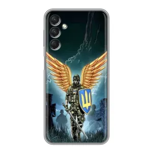 Патриотический Чехол для Samsung Galaxy A24 (ЗСУ з крильями)