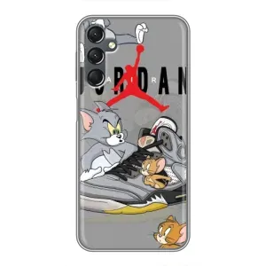 Силіконовый Чохол Nike Air Jordan на Самсунг Галаксі А25 (А256) (Air Jordan)