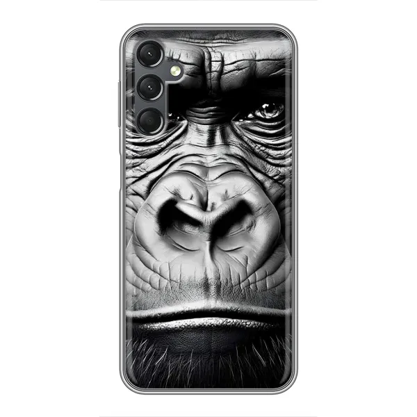 Чехол с рисунком «Черная обезьяна» для Samsung Galaxy A25 (A256) Чехол с рисунком «Черная обезьяна» для Samsung Galaxy A25 (A256)