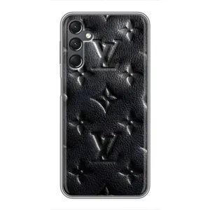 Текстурний Чохол Louis Vuitton для Самсунг Галаксі А25 (А256) (Чорний ЛВ)