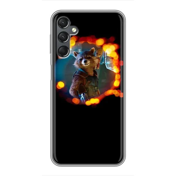 Чехол с рисунком «Енот Ракета» для Samsung Galaxy A25 (A256)