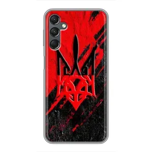Чохли УПА (Червоно-Чорний) на Samsung Galaxy A25 (A256) (Герб в кольорах УПА)