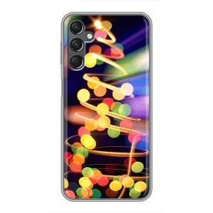 Чохол новорічна ялинка на Samsung Galaxy A25 (A256) (Гірлянди)