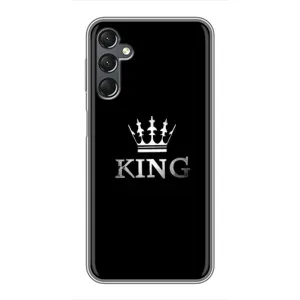 Чехол (Корона на чёрном фоне) для Самсунг Галакси А25 (А256) (KING)