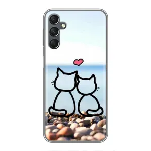 Силиконовые Чехлы Любимому человеку для Samsung Galaxy A25 (A256) (Котейки)