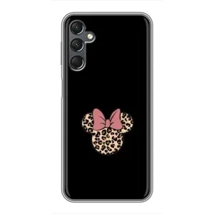 Чехол с леопардовым принтом на Samsung Galaxy A25 (A256) (Леопардовая Минни)