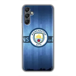 Силиконовые Чехлы принт Футбол на Samsung Galaxy A25 (A256) (ManCity)