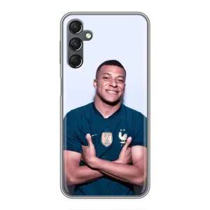 Чохол (TPU) з Футболістом на Samsung Galaxy A25 (A256) (Мбаппешичка)