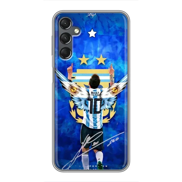 Чехол с рисунком «Месси Аргентина» для Samsung Galaxy A25 (A256) Чехол с рисунком «Месси Аргентина» для Samsung Galaxy A25 (A256)