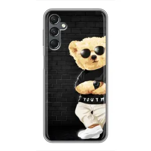 Чехлы Мишка Тедди для Самсунг Галакси А25 (А256) (Мишка в очках)