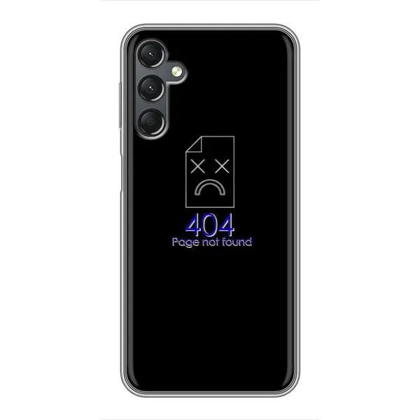 Чехол с рисунком «Ошибка 404» для Samsung Galaxy A25 (A256) Чехол с рисунком «Ошибка 404» для Samsung Galaxy A25 (A256)