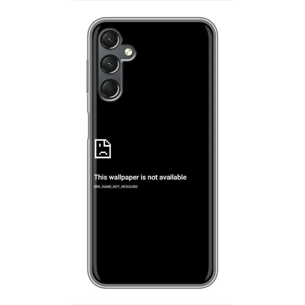 Чехол с рисунком «Ошибка» для Samsung Galaxy A25 (A256) Чехол с рисунком «Ошибка» для Samsung Galaxy A25 (A256)