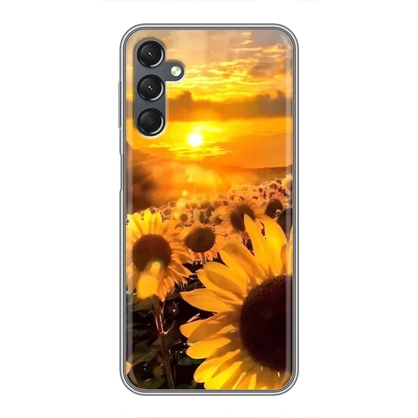 Чехол с рисунком «поле подсолнухов» для Samsung Galaxy A25 (A256)