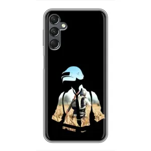 Силиконовый чехол с картинкой "Герой Pubg" на Samsung Galaxy A25 (A256) (Пубг мен)