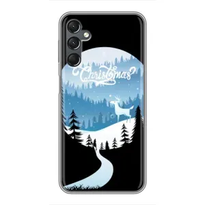 Силіконовий бампер на різдво для Samsung Galaxy A25 (A256) (Різдвяний Олень)