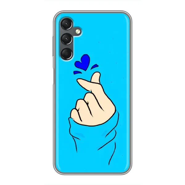 Чехол с рисунком «Сердце на синем» для Samsung Galaxy A25 (A256) Чехол с рисунком «Сердце на синем» для Samsung Galaxy A25 (A256)