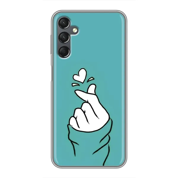 Чехол с рисунком «Сердечко на бирюзовом» для Samsung Galaxy A25 (A256) Чехол с рисунком «Сердечко на бирюзовом» для Samsung Galaxy A25 (A256)