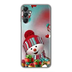 Чохли на Новий Рік Samsung Galaxy A25 (A256) (Сніговик в шапці)