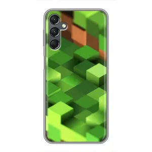Чехлы для Samsung Galaxy A25 (A256) (Персонажи Майн Крафт) (Текстура)