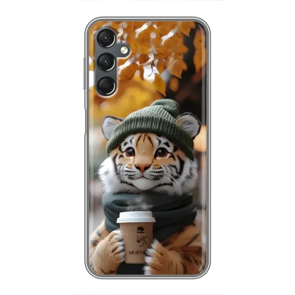 Чехол с рисунком «Тигр с кофе» для Samsung Galaxy A25 (A256) Чехол с рисунком «Тигр с кофе» для Samsung Galaxy A25 (A256)