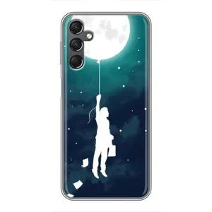Чехол (ТПУ) с планетами на Samsung Galaxy A25 (A256) (To The moon)
